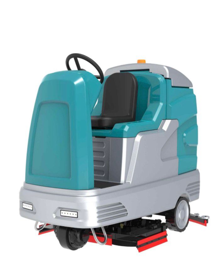 Ride-On Floor Scrubber